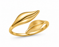 VERDELLE TWIN LEAF WRAP RING