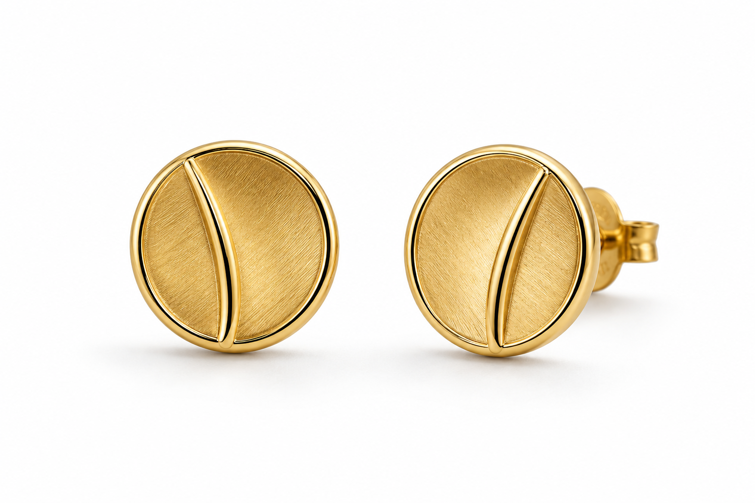AURELIUS SOLSTICE VEIL STUD EARRINGS