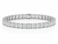 STEP RIVIÈRE ASSCHER-CUT DIAMOND BRACELET