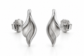 VIRENZA MICRO FLAMELEAF STUD EARRINGS