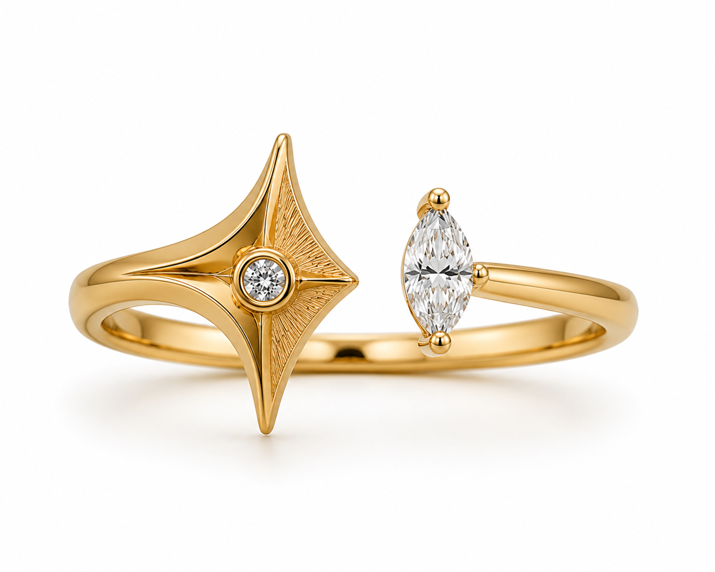 ASTRAÉLLE TWIN SIGIL RING