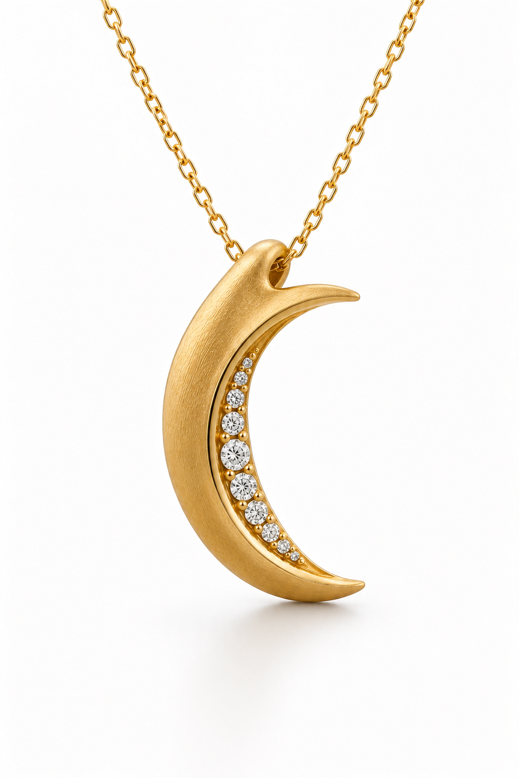 LUCERÉ CELESTIAL CRESCENT PENDANT