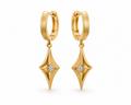 ASTRAÉLLE VEIL DROP HOOPS