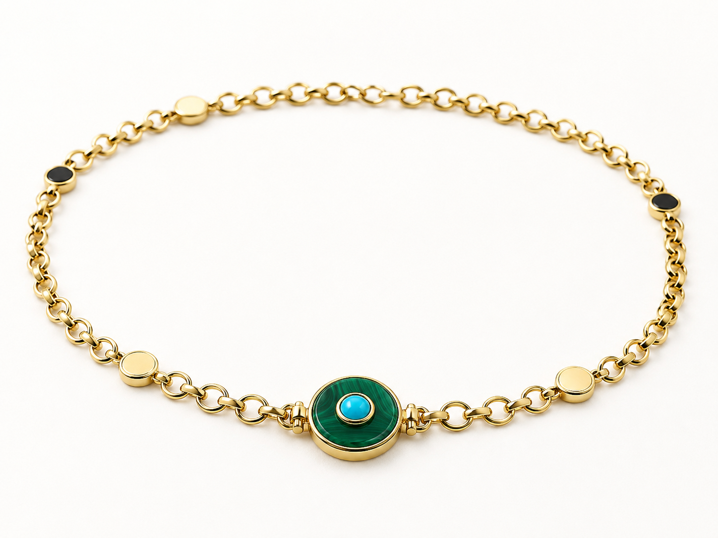 HALO Malachite Turquoise Bracelet
