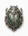 NOCTURNE SCARAB BROOCH