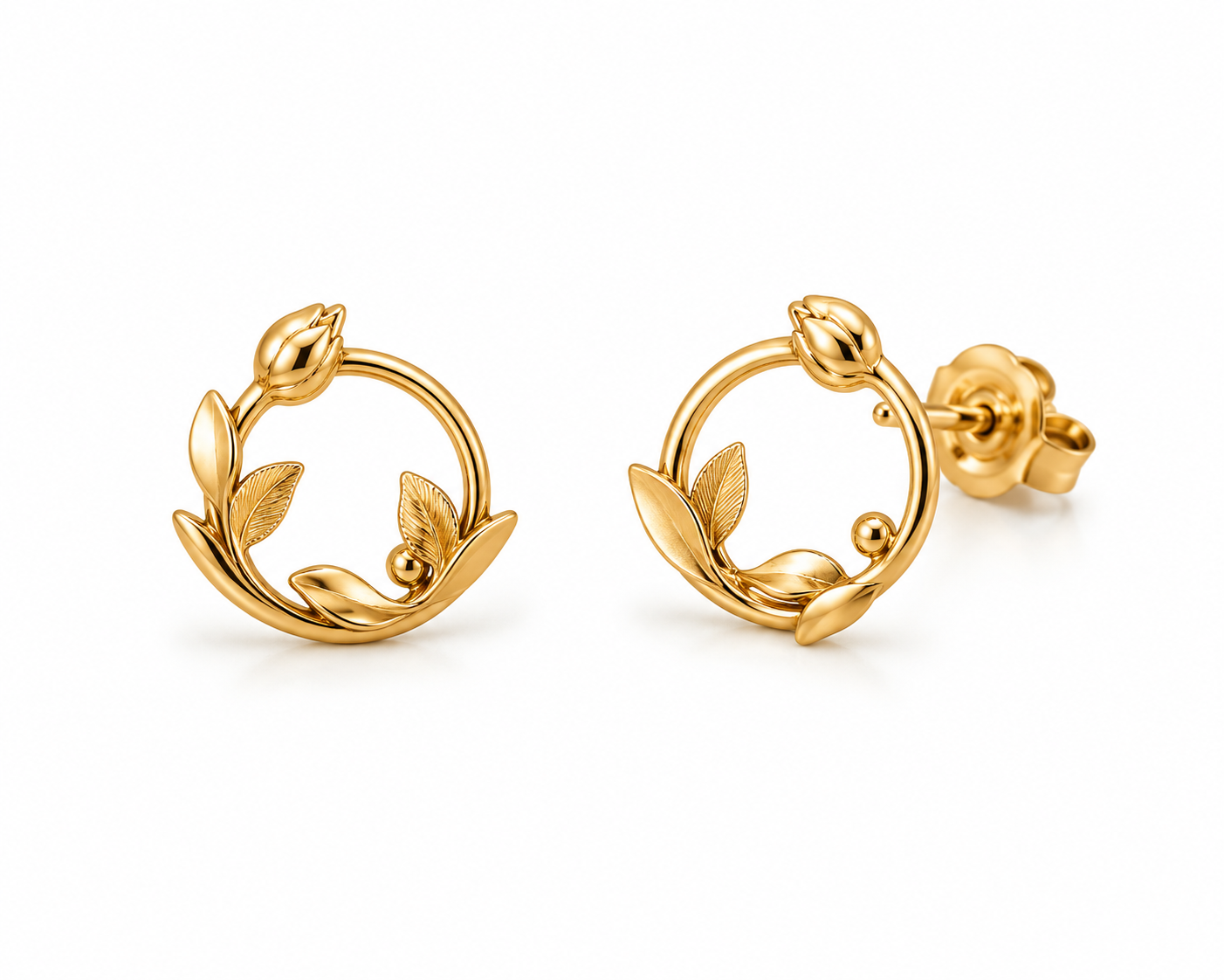 VERDANÇA BLOOM ARC STUDS