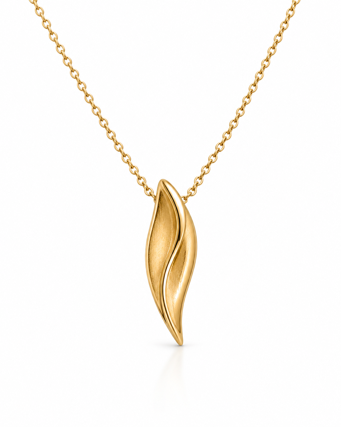 VERDELLE LEAF VEIL PENDANT