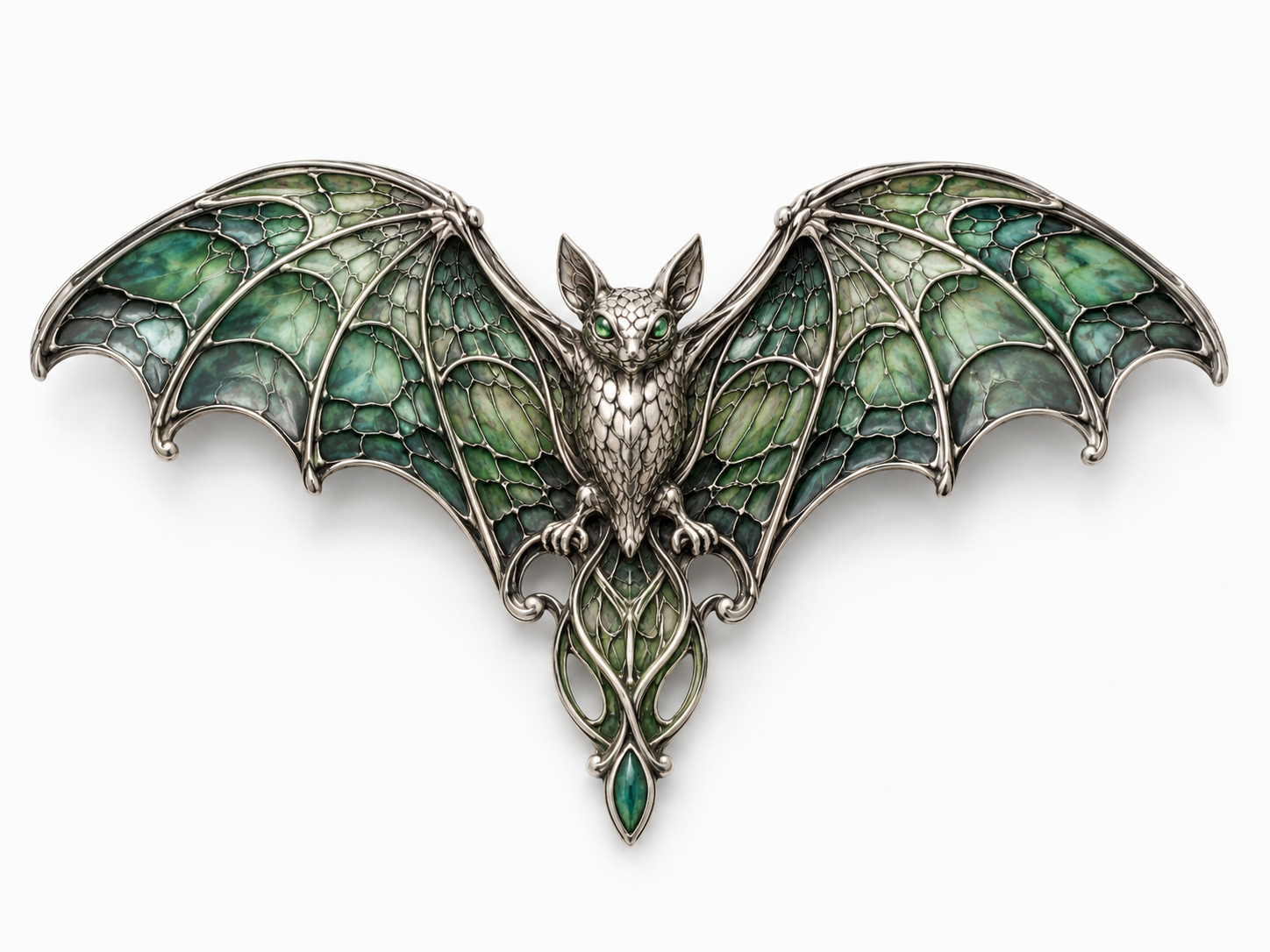 NOCTURNE BAT BROOCH
