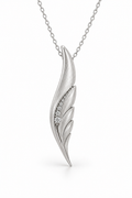 LUCERÉ FEATHER VEIL PENDANT