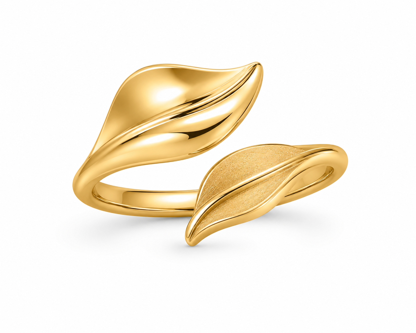 VERDELLE OPEN LEAF RING