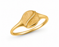 VERDELLE VEIN SIGNET RING