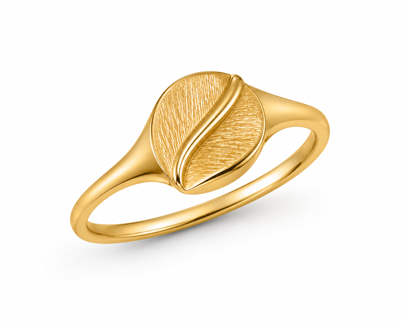 VERDELLE VEIN SIGNET RING