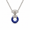 VANTA LAPIS PLATINUM FAN PENDANT