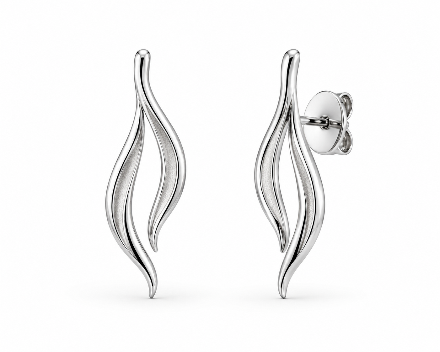 AETHERA SOLIS FLAME STUD EARRINGS