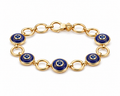 HALO Lapis Blue Sapphire Bracelet