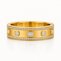 STELLAR GOLD DIAMOND BAND RING