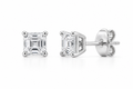 NOVA ASSCHER DIAMOND STUD EARRINGS
