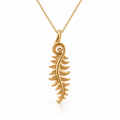 VERDÉLISE FERN SPIRAL PENDANT