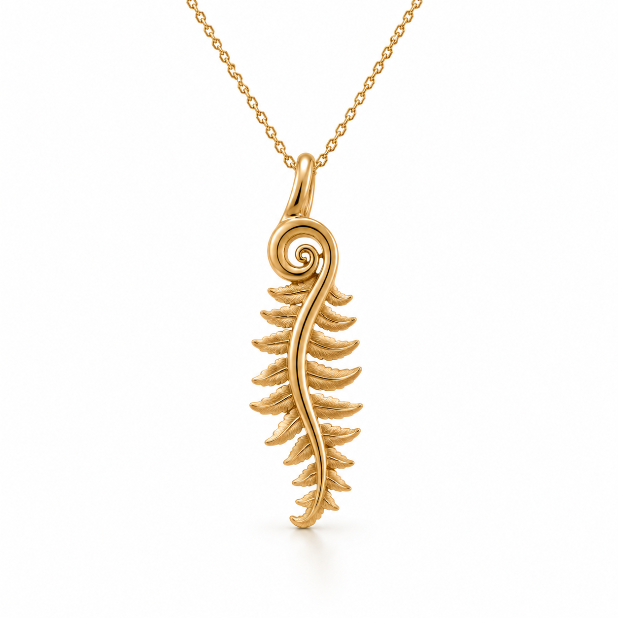VERDÉLISE FERN SPIRAL PENDANT