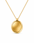 SOLENNE OVAL HALO PENDANT